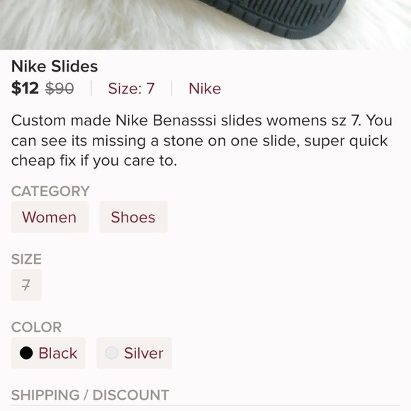 🔥 Nike “Benazzi” slides size 7 awesome condition - Picture 4 of 4